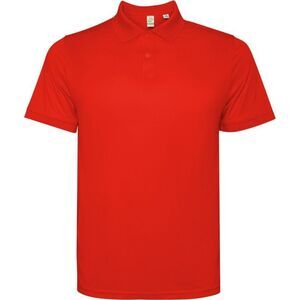 Roly Mens Tormo Short-Sleeved Polo Shirt / Red
